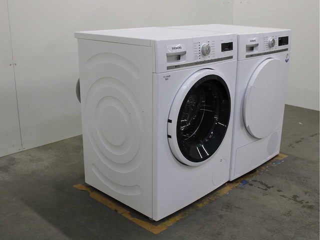Siemens iq700 isensoric aquastop wasmachine & siemens iq700 isensoric selfcleaning condenser wasdroger - afbeelding 4 van  8
