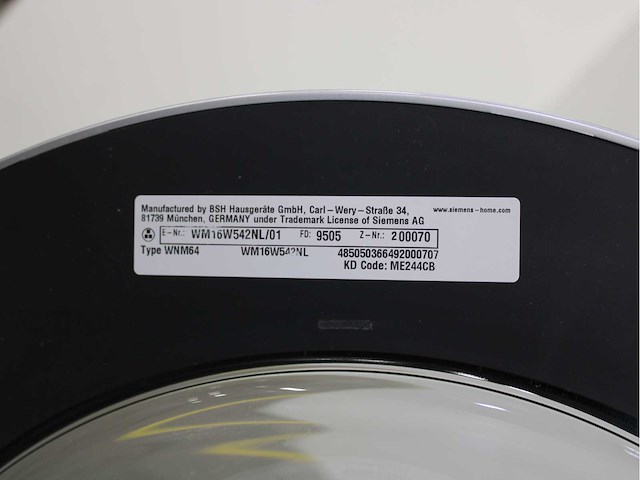 Siemens iq700 isensoric aquastop wasmachine & siemens iq700 selfcleaning condenser wasdroger - afbeelding 5 van  8