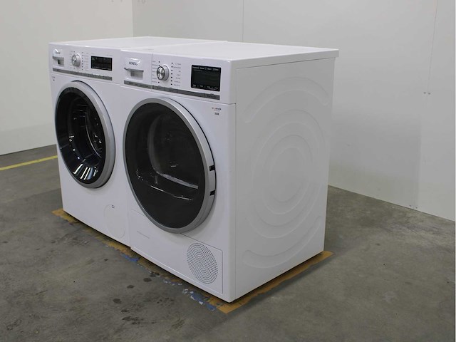 Siemens iq700 isensoric aquastop wasmachine & siemens iq800 isensoric selfcleaning condenser wasdroger - afbeelding 7 van  8