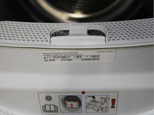 Siemens iq700 isensoric aquastop wasmachine & siemens iq800 isensoric selfcleaning condenser wasdroger - afbeelding 8 van  8