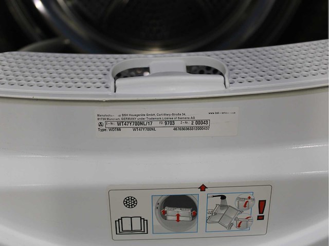 Siemens iq700 isensoric aquastop wasmachine & siemens iq800 isensoric selfcleaning condenser wasdroger - afbeelding 8 van  8