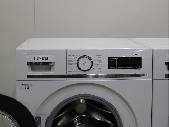 Siemens iq700 isensoric aquastop wifi wasmachine & siemens iq700 isensoric wifi wasdroger - afbeelding 3 van  8