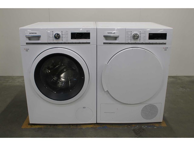 Siemens iq700 isensoric bestcollection sensofresh system wasmachine & siemens iq700 isensoric selfcleaning condenser wasdroger - afbeelding 1 van  8