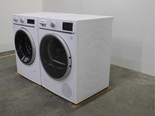 Siemens iq700 isensoric i-dos aquastop wasmachine & siemens iq800 isensoric selfcleaning condenser wifi wasdroger - afbeelding 7 van  8