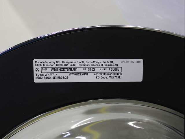 Siemens iq700 isensoric intelligentdosing system wifi wasmachine & siemens iq700 isensoric bestcollection wifi wasdroger - afbeelding 5 van  8