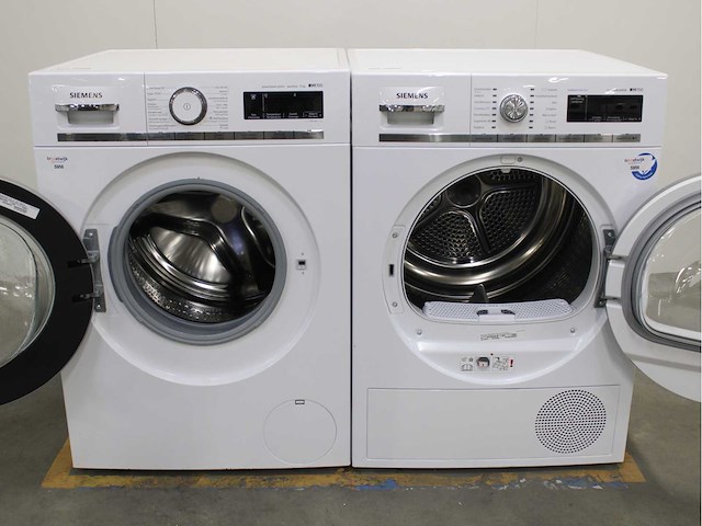 Siemens iq700 isensoric powerspeed system aquastop wasmachine & siemens iq700 isensoric outdoorcollection extraklasse wasdroger - afbeelding 2 van  8