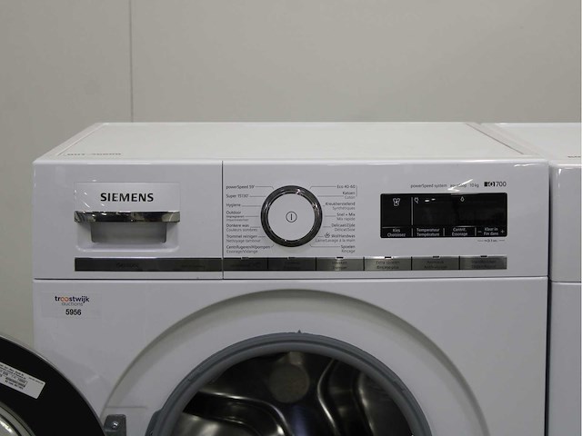 Siemens iq700 isensoric powerspeed system aquastop wasmachine & siemens iq700 isensoric outdoorcollection extraklasse wasdroger - afbeelding 3 van  8