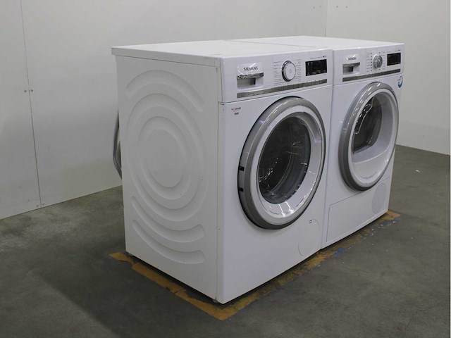 Siemens iq700 isensoric powerspeed system aquastop wasmachine & siemens iq700 isensoric outdoorcollection extraklasse wasdroger - afbeelding 4 van  8