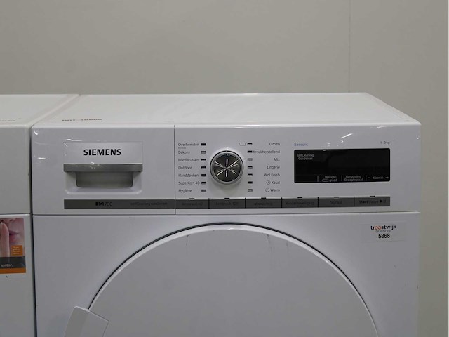 Siemens iq700 isensoric wasdrogers - afbeelding 5 van  7