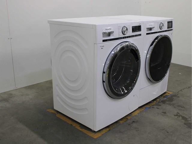 Siemens iq700 isensoric wasmachine & siemens iq800 isensoric wifi wasdroger - afbeelding 4 van  8