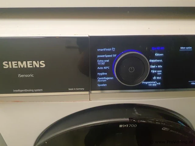 Siemens iq700 voorlader wasmachine wg56b2acnl - afbeelding 2 van  5