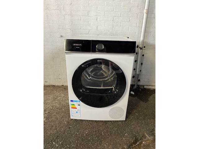 Siemens iq700 wq35b2b30, vrijstaand, voorlader, warmtepomp, wit, draaiknop, rechts - afbeelding 2 van  5