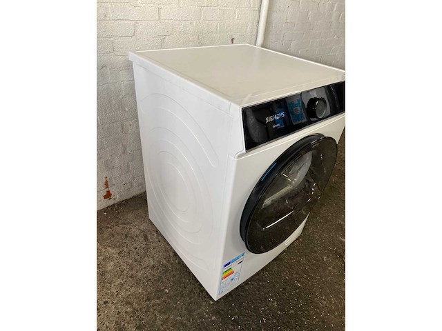 Siemens iq700 wq35b2b30, vrijstaand, voorlader, warmtepomp, wit, draaiknop, rechts - afbeelding 5 van  5