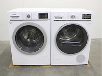 Siemens iq800 i-dos isensoric wifi wasmachine & siemens iq800 isensoric selfcleaning condenser wasdroger - afbeelding 1 van  7