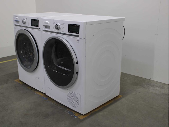 Siemens iq800 i-dos isensoric wifi wasmachine & siemens iq800 isensoric selfcleaning condenser wasdroger - afbeelding 6 van  7