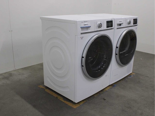Siemens iq800 i-dos isensoric wifi wasmachine & siemens iq800 isensoric selfcleaning condenser wifi wasdroger - afbeelding 4 van  8