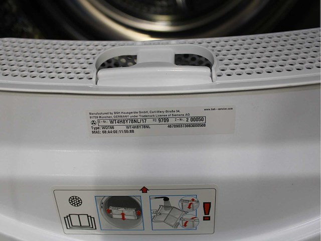 Siemens iq800 i-dos isensoric wifi wasmachine & siemens iq800 isensoric selfcleaning condenser wifi wasdroger - afbeelding 8 van  8