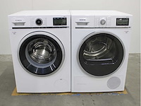 Siemens iq800 isensoric aquastop wifi wasmachine & siemens iq800 isensoric selfcleaning condenser wifi wasdroger - afbeelding 1 van  7