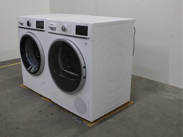 Siemens iq800 isensoric aquastop wifi wasmachine & siemens iq800 isensoric selfcleaning condenser wifi wasdroger - afbeelding 6 van  7