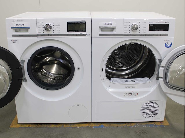 Siemens iq800 isensoric i-dos wifi wasmachine & siemens iq700 isensoric bestcollection selfcleaning condenser wasdroger - afbeelding 2 van  8