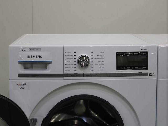 Siemens iq800 isensoric i-dos wifi wasmachine & siemens iq700 isensoric bestcollection selfcleaning condenser wasdroger - afbeelding 3 van  8