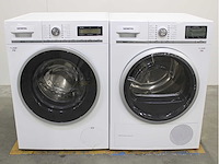 Siemens iq800 isensoric wasmachine & siemens iq800 isensoric selfcleaning condenser wasdroger - afbeelding 1 van  8