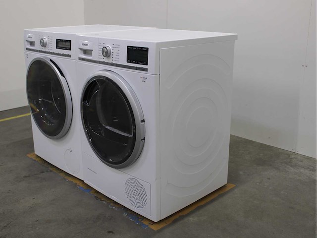 Siemens iq800 isensoric wasmachine & siemens iq800 isensoric selfcleaning condenser wasdroger - afbeelding 7 van  8