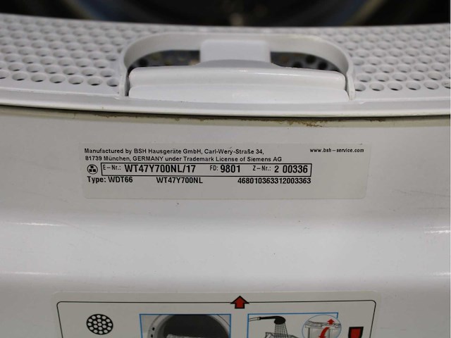 Siemens iq800 isensoric wasmachine & siemens iq800 isensoric selfcleaning condenser wasdroger - afbeelding 8 van  8