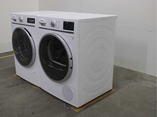 Siemens iq800 isensoric wasmachine & siemens iq800 isensoric selfcleaning condenser wasdroger - afbeelding 6 van  7
