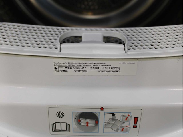 Siemens iq800 isensoric wasmachine & siemens iq800 isensoric selfcleaning condenser wasdroger - afbeelding 7 van  7