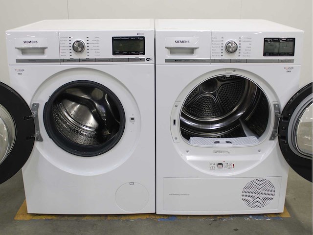 Siemens iq800 isensoric wifi wasmachine & siemens iq800 isensoric selfcleaning condenser wasdroger - afbeelding 2 van  8
