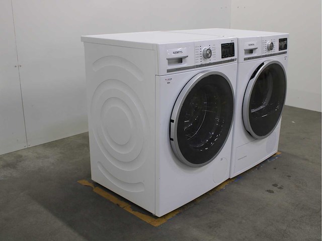 Siemens iq800 isensoric wifi wasmachine & siemens iq800 isensoric selfcleaning condenser wasdroger - afbeelding 4 van  8