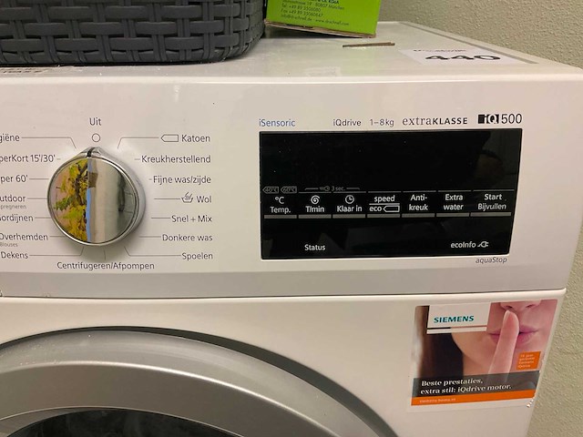 Siemens isensoric iq500 wasmachine - afbeelding 6 van  6