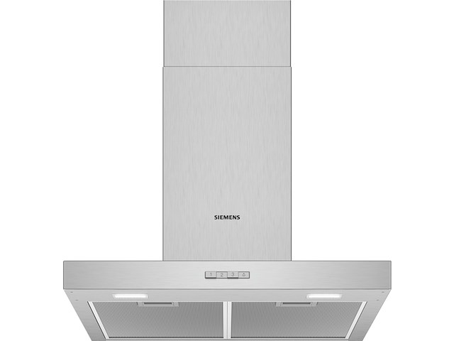 Siemens lc64bbc50 iq100 afzuigkap 60 cm inox - afbeelding 1 van  4