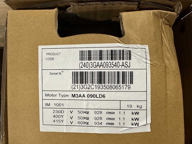 Siemens, lonne, abb, apex - electric motor - afbeelding 3 van  12