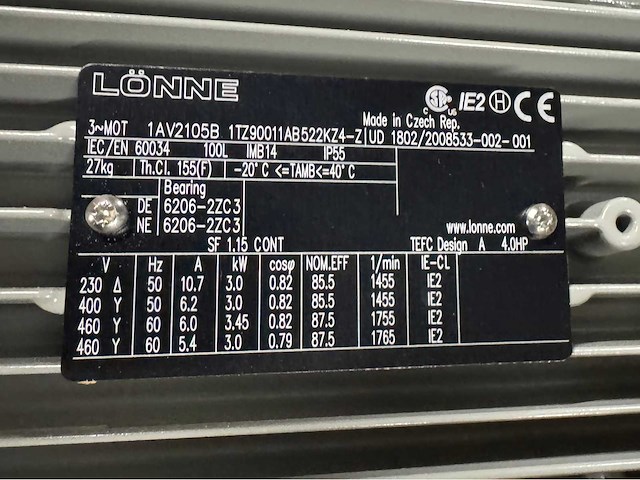 Siemens, lonne, abb, apex - electric motor - afbeelding 9 van  12