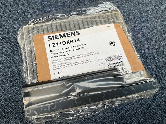 Siemens lz11dxb14 clean air filter - afbeelding 2 van  3