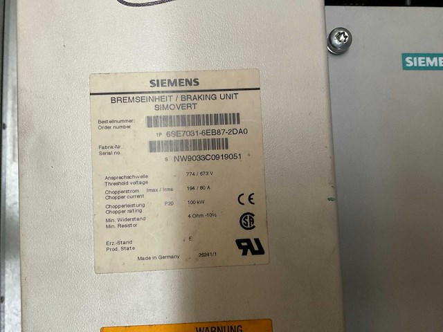 Siemens masterdrives frequentieregelaar (3x) - afbeelding 2 van  2