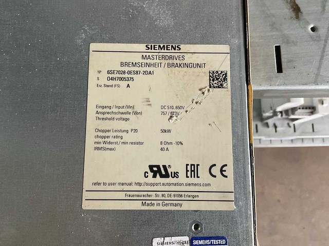 Siemens masterdrives frequentieregelaar - afbeelding 2 van  2