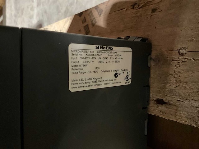 Siemens micromaster 440 frequentieregelaar - afbeelding 2 van  2