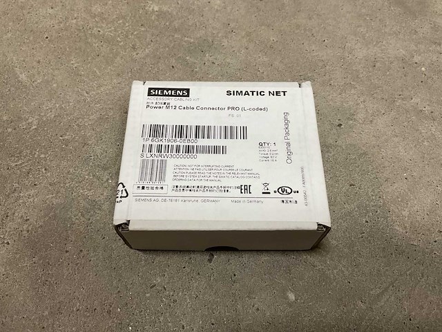 Siemens power m12 pro l-coded 6gk1906-0eb00 kabel connector (4x) - afbeelding 3 van  3