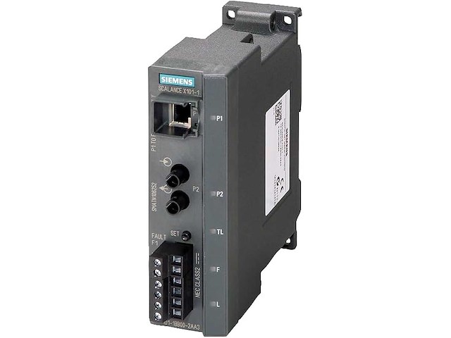 Siemens simantic net scalance x 6gk5101-1bb00-2aa3 ie media converter - afbeelding 1 van  2