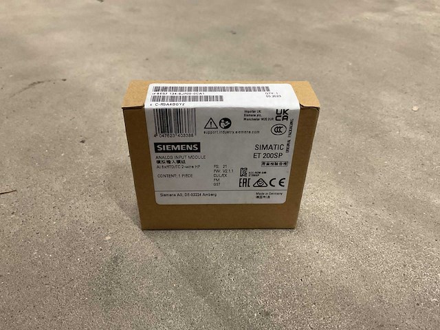 Siemens simatic et 200sp 6es7 134-6jf00-0ca1 analoge input module (18x) - afbeelding 2 van  2