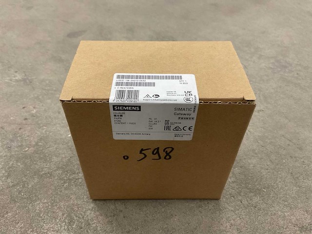 Siemens simatic gateway 6es7 158-3ad10-0xa0 coupler - afbeelding 2 van  2