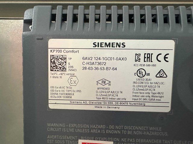 Siemens simatic hmi besturing - afbeelding 3 van  13