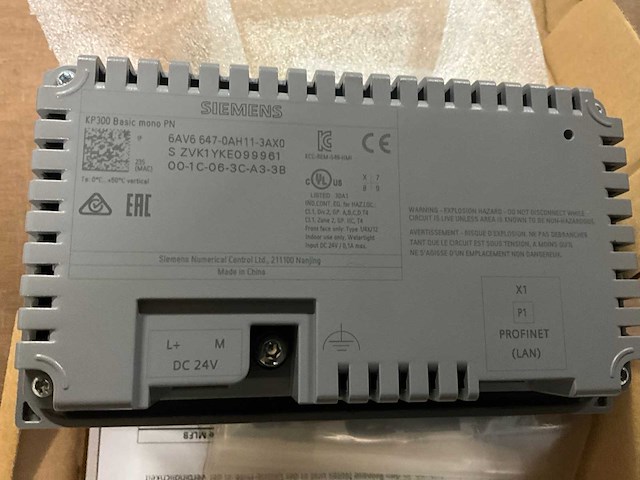 Siemens simatic kp300 basic mono pn bedieningspaneel - afbeelding 3 van  4