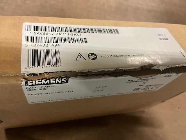 Siemens simatic kp300 basic mono pn bedieningspaneel - afbeelding 4 van  4