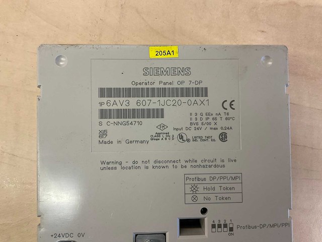 Siemens simatic op 7-dp operator display - afbeelding 1 van  1