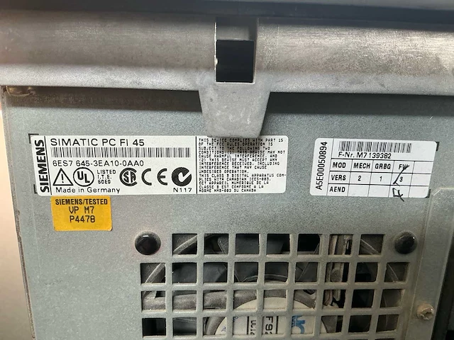 Siemens simatic pc fi45 + 2x op7-dp12 operator panels – industriële besturing - afbeelding 2 van  12