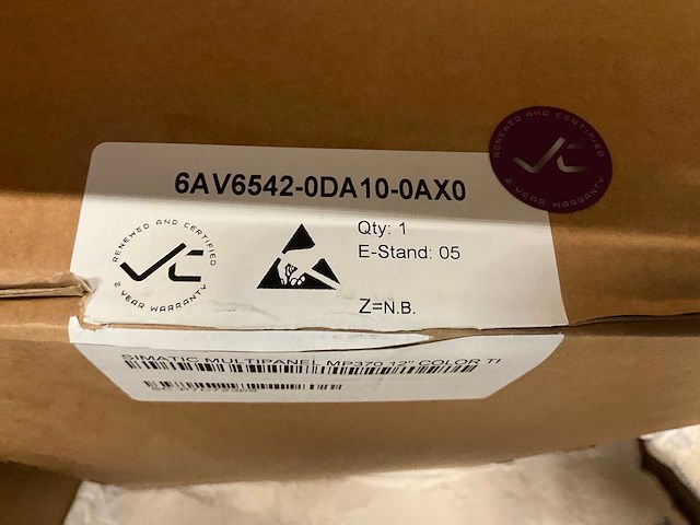 Siemens simatic simatic multipanel mp370 12" color ti bedieningspaneel - afbeelding 6 van  6